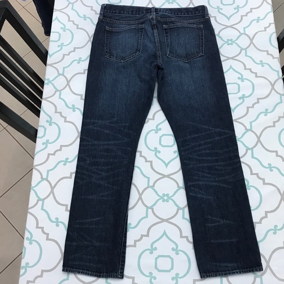 32X28.5”💙👖J. CREW! DARK! FADED!👖💙SLIM FIT 484! - Picture 5 of 8